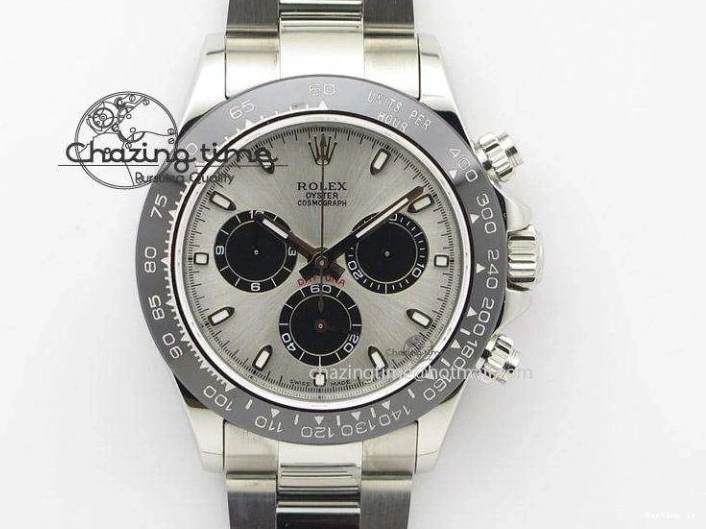1231 WellDesigned Daytona SS YG Ceramic Bezel JH Best Edition Sliver Gray Dial On SS YG Bracelet A 3532